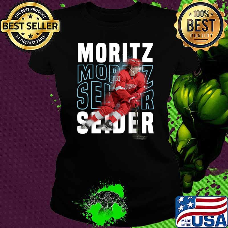Moritz Seider Hockey For The Detroit Red Wings T-Shirt