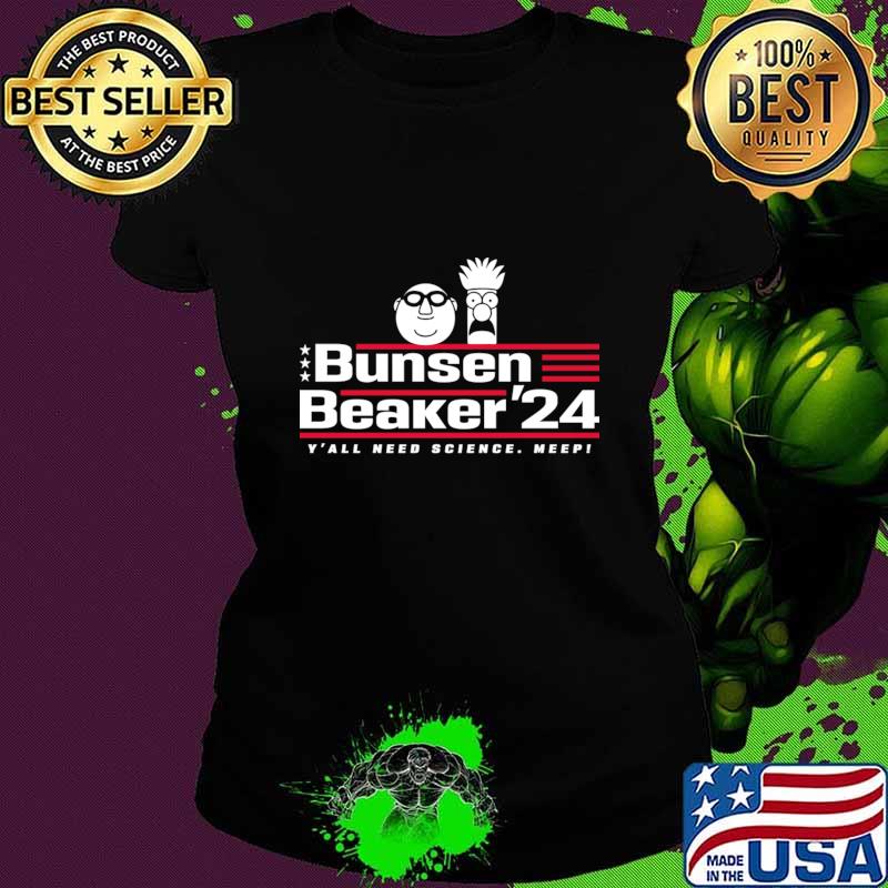 Muppets Bunsen Beaker 24 TV Show Y'all Need Science Neepi T-Shirt