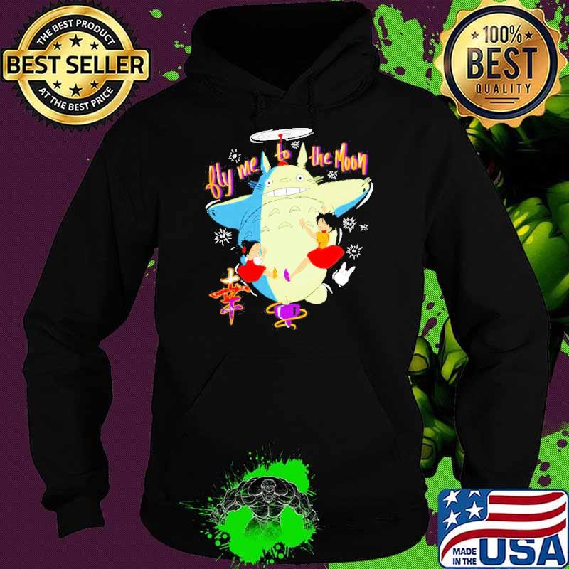 My Neighbor Totoro Fly Me to the Moon s Hoodie My Neighbor Totoro Fly Me to the Moon s Hoodie