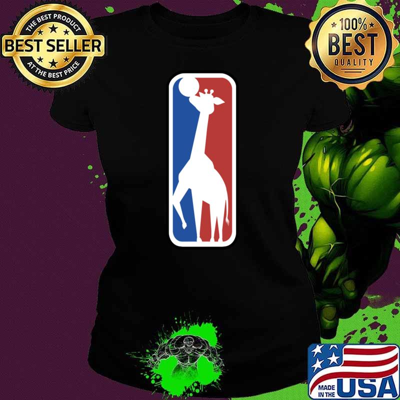 National Giraffe League Symbol Champion Basketball T-Shirt