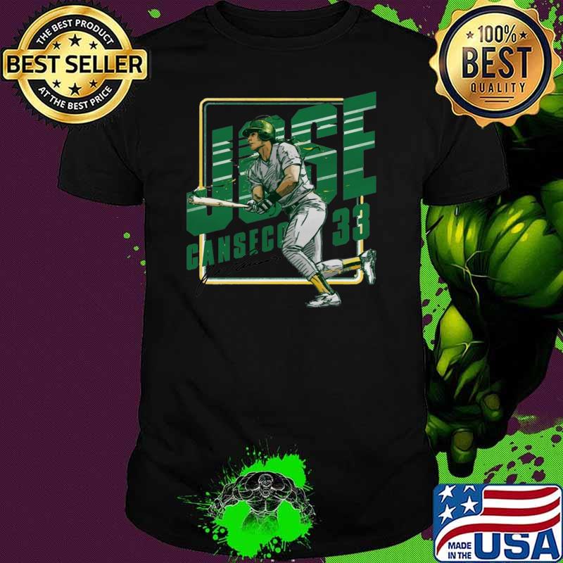 Nice jose Canseco Oakland Signature T-Shirt Nice jose Canseco Oakland Signature T-Shirt