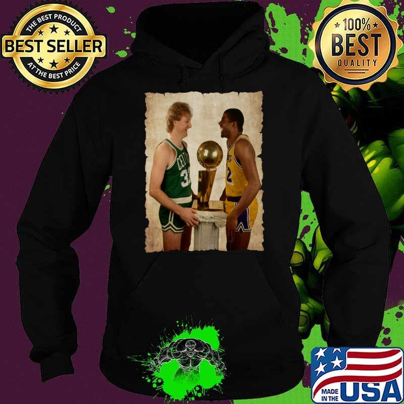 Nice larry Bird And Magic Johnson Champion Football T-Shirt Hoodie Nice larry Bird And Magic Johnson Champion Football T-Shirt Hoodie