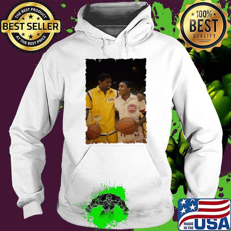 Nice magic Johnson And Isiah Thomas Basketball T-Shirt