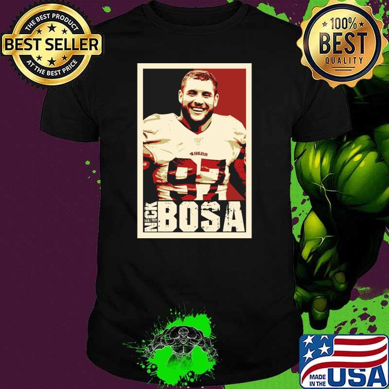 Nick Bosa Pop Art American Football San Francisco 49ers T-Shirt