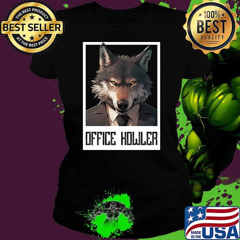 Office Howler. Business wolf T-Shirt