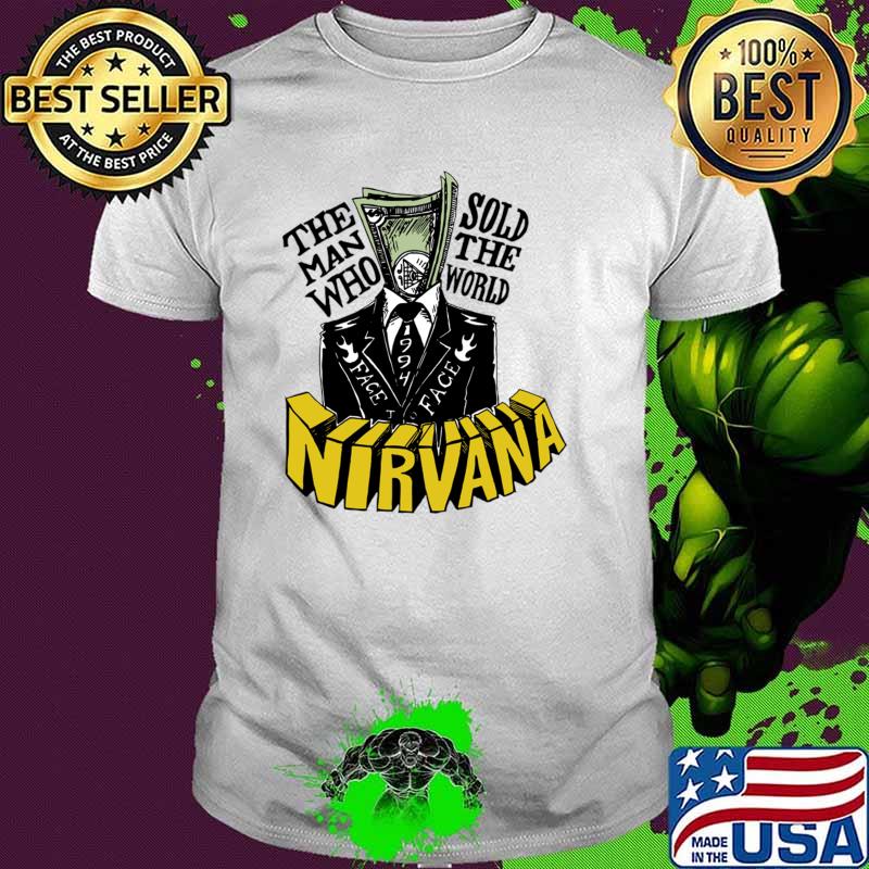 Official the man who sold the world Nirvana nirvana illustrations T-Shirt Official the man who sold the world Nirvana nirvana illustrations T-Shirt