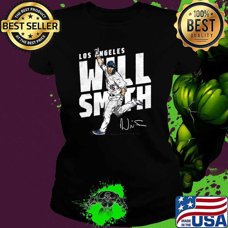 Official will Smith Los Angeles D Celebration Signature Sports Lover T-Shirt
