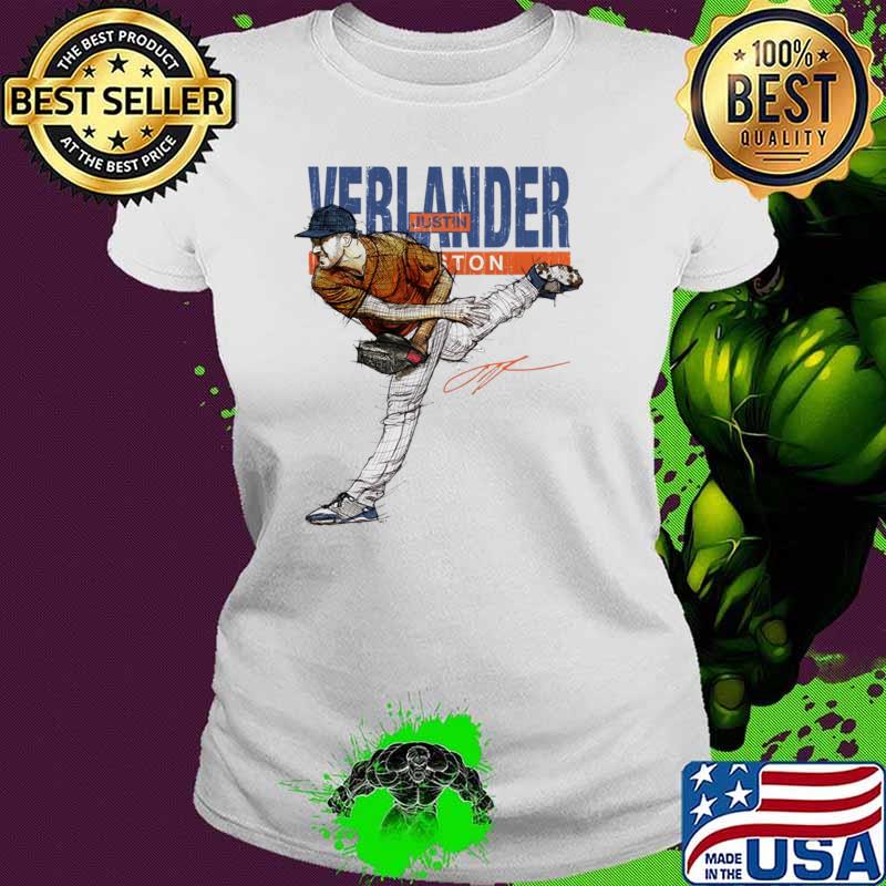 Original justin Verlander Houston Sketch Signature T-Shirt Ladies tee Original justin Verlander Houston Sketch Signature T-Shirt Ladies tee
