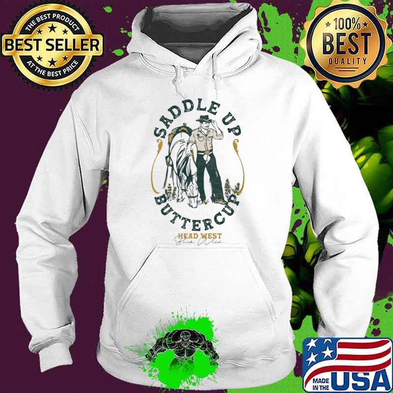Original saddle Up Buttercup Cool Retro Western Rodeo Cowboy T-Shirt