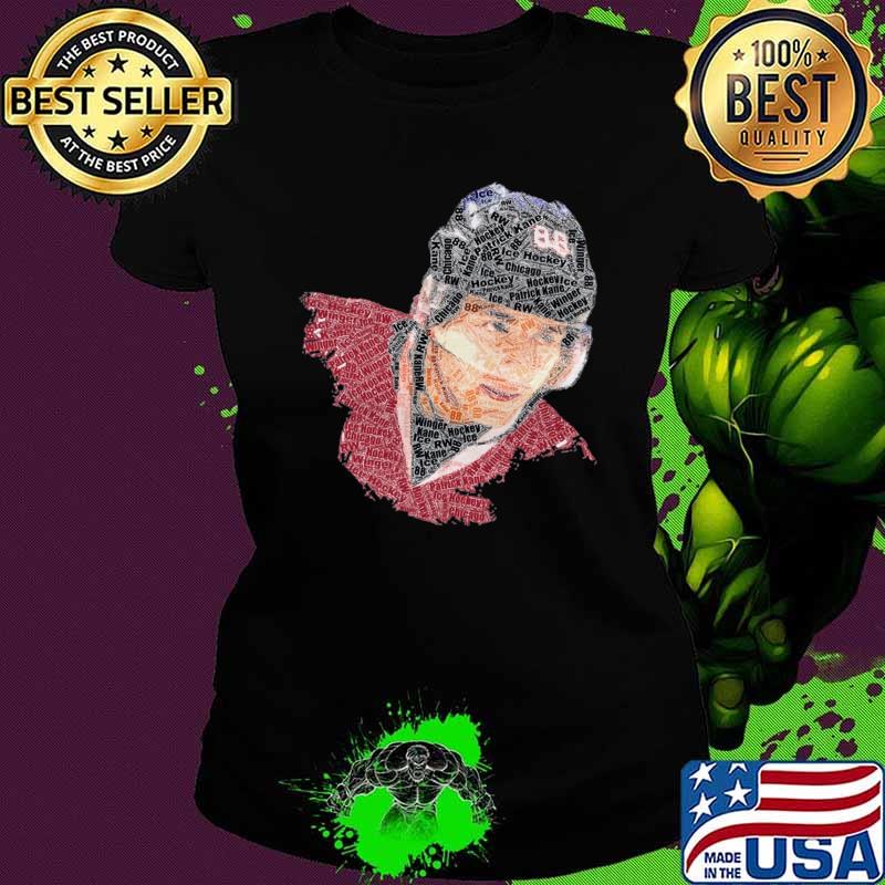 Patrick Kane American Hockey Chicago Words T-Shirt