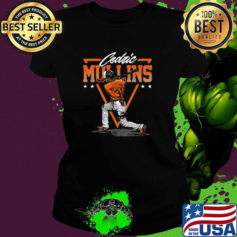 Premium cedric Mullins Baltimore Triangle Name Stars Baseball Sport T-Shirt