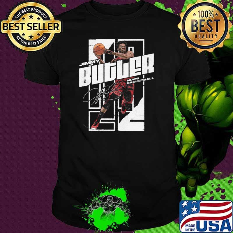 Premium jimmy Butler Miami Basketball Stretch Signature T-Shirt