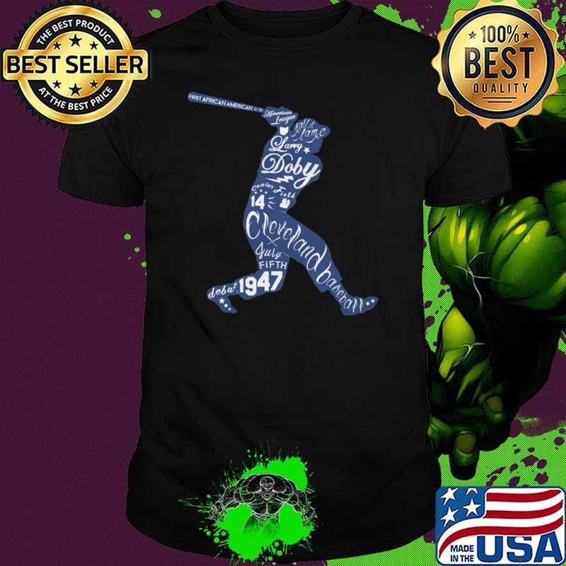 Premium larry Doby Cleveland Letters T-Shirt