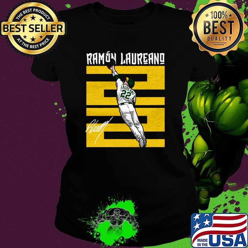 Awesome ramon Laureano Oakland Athletics Number 22 Signature T-Shirt -  Teefefe Premium ™ LLC