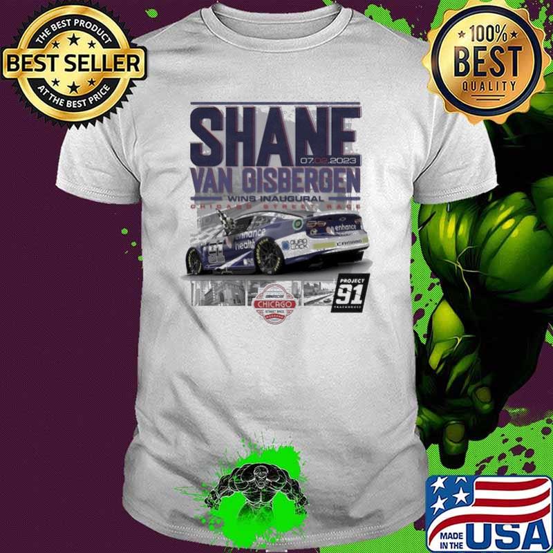 Premium shane Van Gisbergen Checkered Flag Sports 2023 Grant Park 220 Race Winner Shirt
