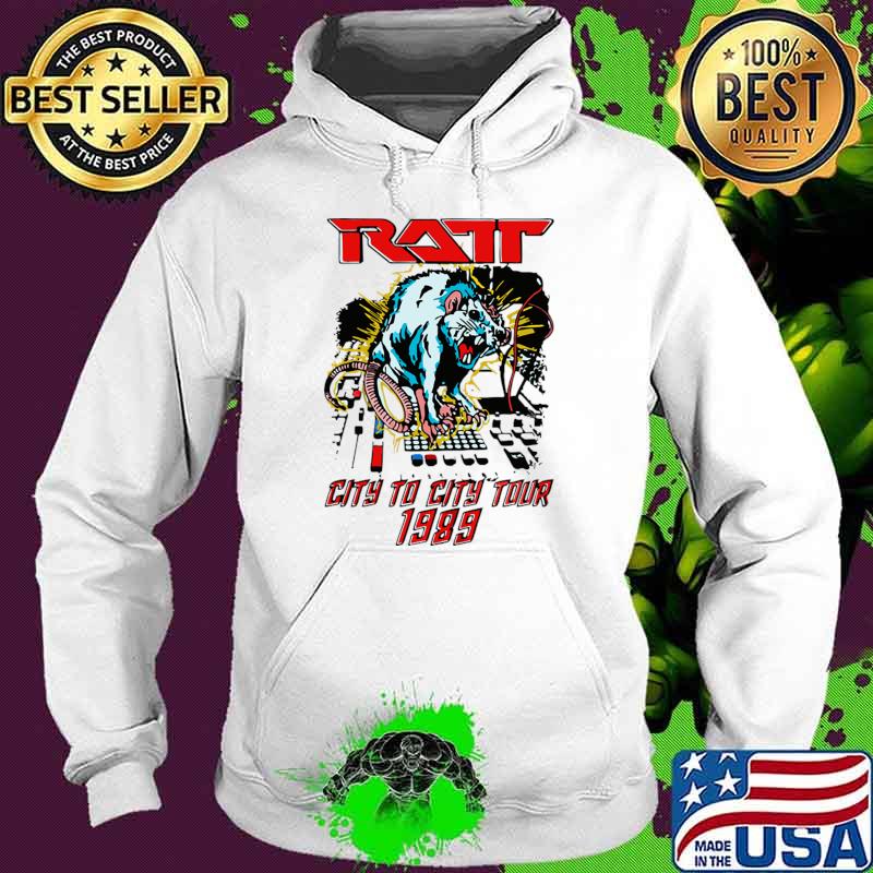 Ratt City To City Tour 1989 Music Band T-Shirt Hoodie Ratt City To City Tour 1989 Music Band T-Shirt Hoodie
