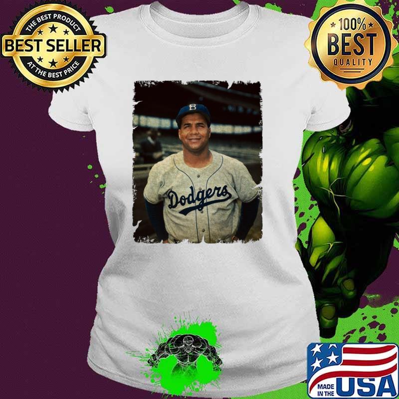 Roy Campanella an American Baseball Player in Los Angeles Dodgers T-Shirt Ladies tee Roy Campanella an American Baseball Player in Los Angeles Dodgers T-Shirt Ladies tee