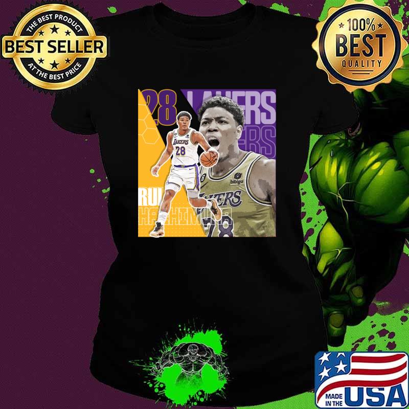 Rui Hachimura Basketball Player Japanese Los Angeles Lakers 28 T-Shirt