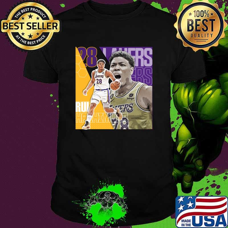 Rui Hachimura Basketball Player Japanese Los Angeles Lakers 28 T-Shirt Unisex Rui Hachimura Basketball Player Japanese Los Angeles Lakers 28 T-Shirt Unisex