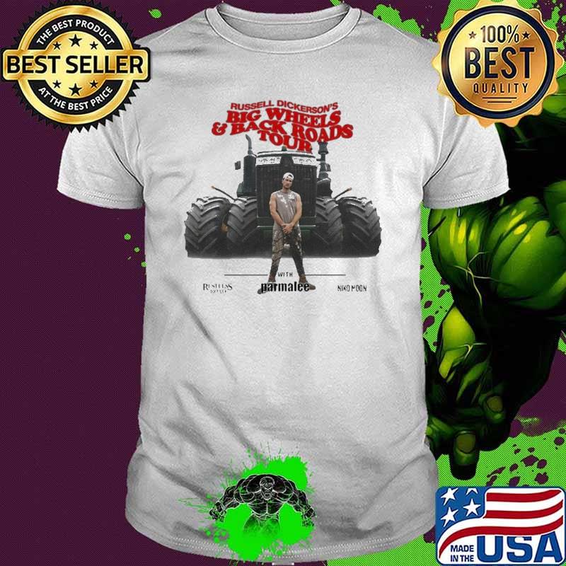 Russell Dickerson Big Wheels And Back Roads Tour 2023 Shirt