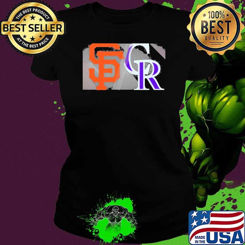 San Francisco Giants vs Colorado Rockies Logo shirt