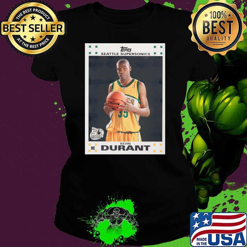 Seattle Supersonics Kevin Durant Rookie Card Basketball Sports Lover T-Shirt