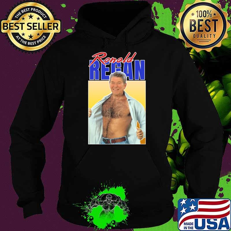 Sexy Ronald Regan 80s Aesthetic Signature T-Shirt Hoodie Sexy Ronald Regan 80s Aesthetic Signature T-Shirt Hoodie