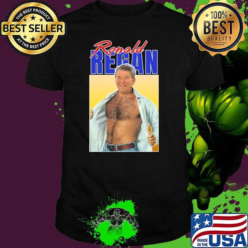Sexy Ronald Regan 80s Aesthetic Signature T-Shirt Unisex Sexy Ronald Regan 80s Aesthetic Signature T-Shirt Unisex