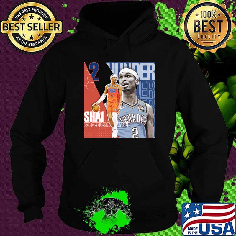 Shai Gilgeous-Alexander Basketball Design Poster Thunder T-Shirt Hoodie Shai Gilgeous-Alexander Basketball Design Poster Thunder T-Shirt Hoodie