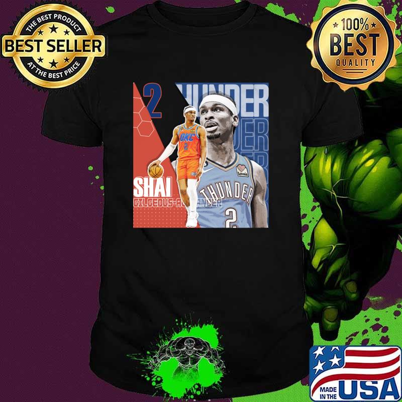 Shai Gilgeous-Alexander Basketball Design Poster Thunder T-Shirt Unisex Shai Gilgeous-Alexander Basketball Design Poster Thunder T-Shirt Unisex