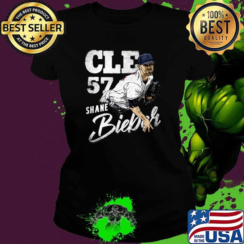 Shane Bieber an American Baseball Pitcher For the Cleveland Team T-Shirt