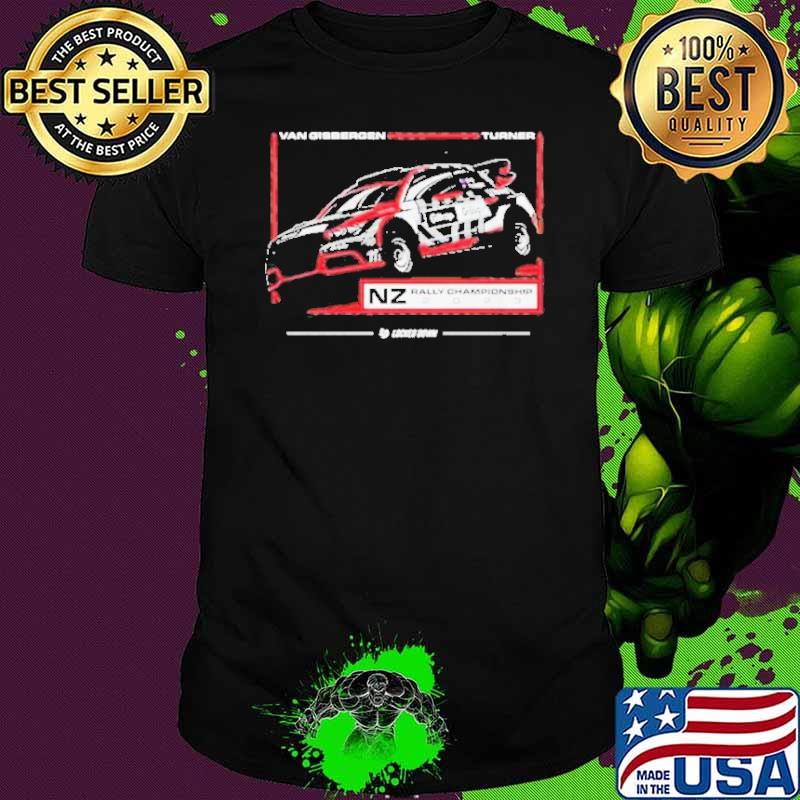 Shane van gisbergen united 97 locked rally championship shirt