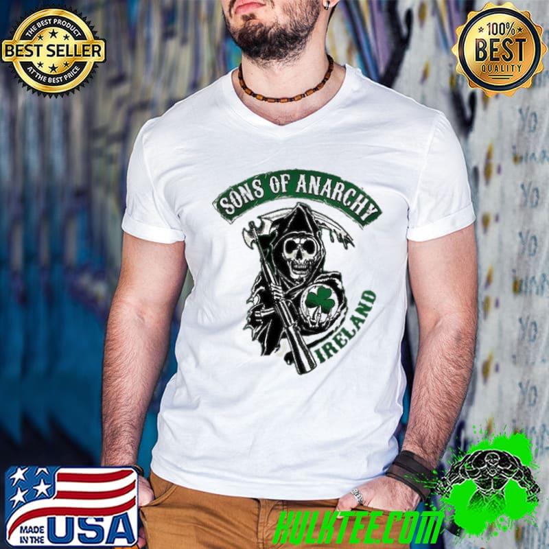 Sons of anarchy irealand skull shirt