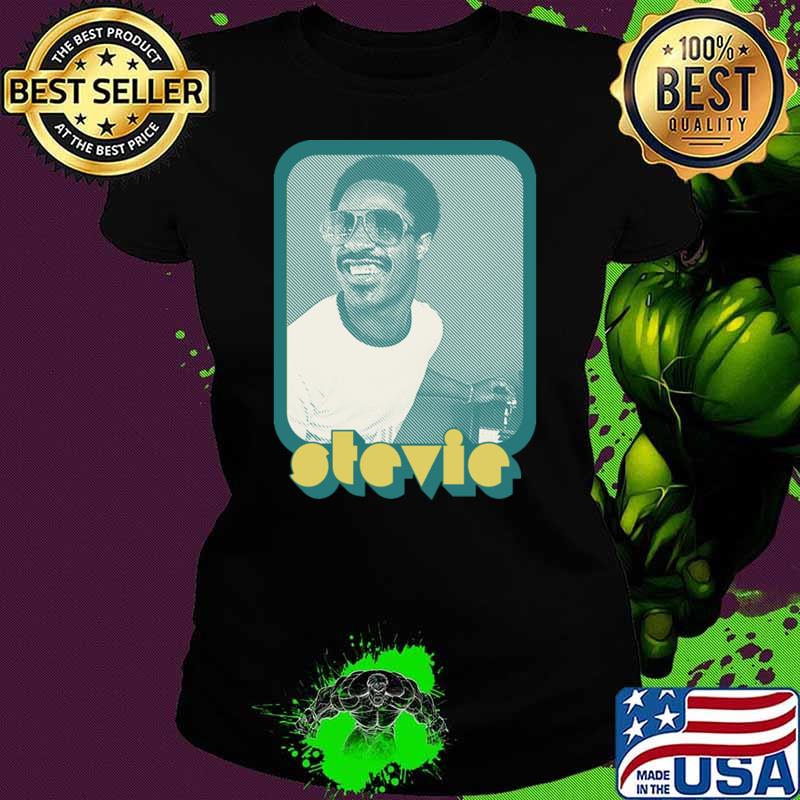 Stevie Wonder Retro Aesthetic Signature T-Shirt