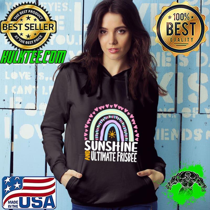 Sunshine and Ultimate Frisbee Rainbow T-Shirt Hoodie Sunshine and Ultimate Frisbee Rainbow T-Shirt Hoodie