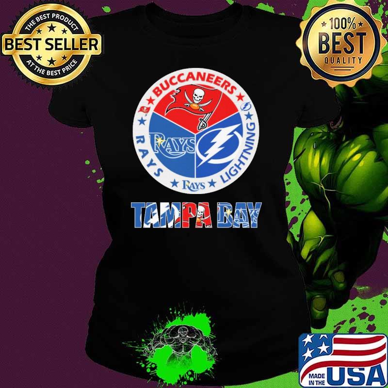 Tamba pay buccaneers lightning rays football logo shirt Tamba pay buccaneers lightning rays football logo shirt