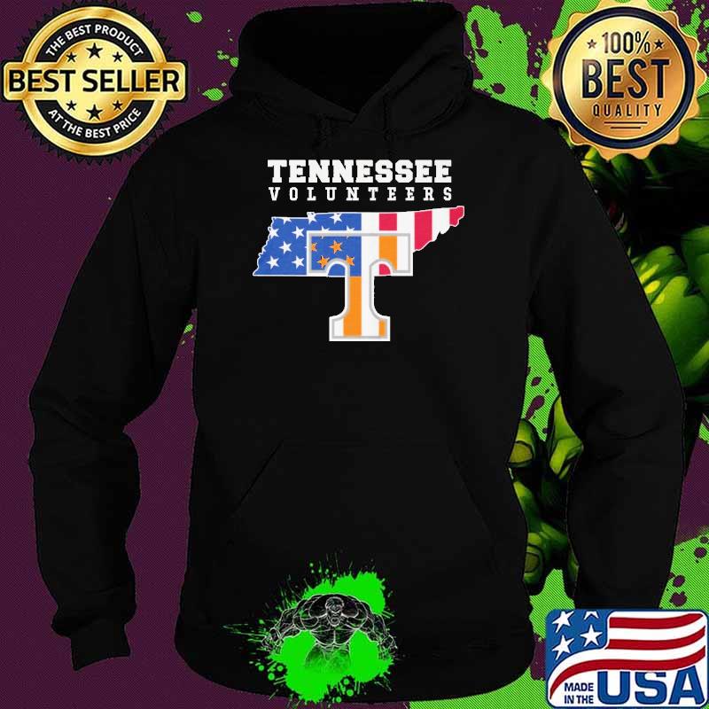 Tennessee volunteers american flag map s Hoodie Tennessee volunteers american flag map s Hoodie