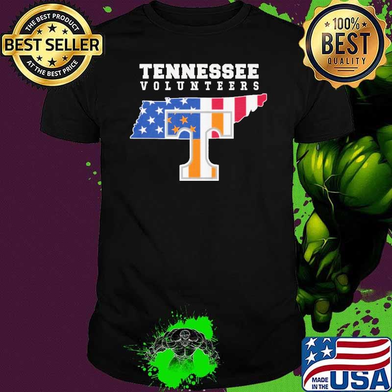 Tennessee volunteers american flag map s Unisex Tennessee volunteers american flag map s Unisex