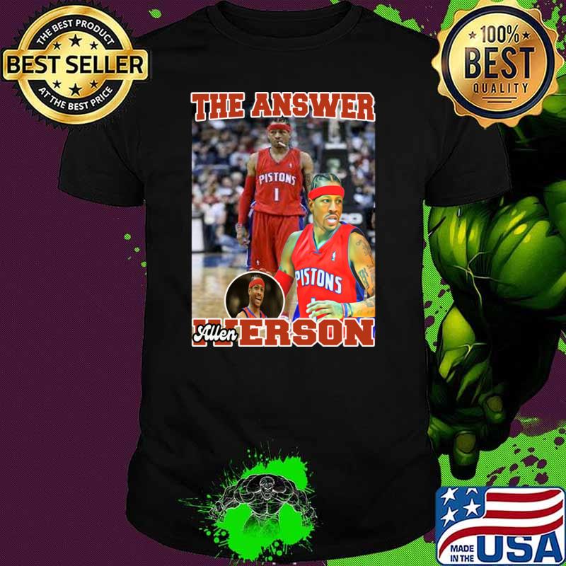 The Answer Basketball Allen Iverson Signature T-Shirt Unisex The Answer Basketball Allen Iverson Signature T-Shirt Unisex