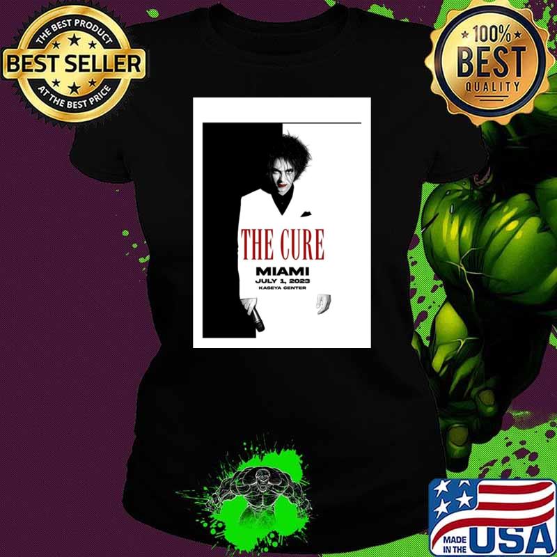 The Cure Miami Kaseya Center July 2023 Robert Smith T-Shirt