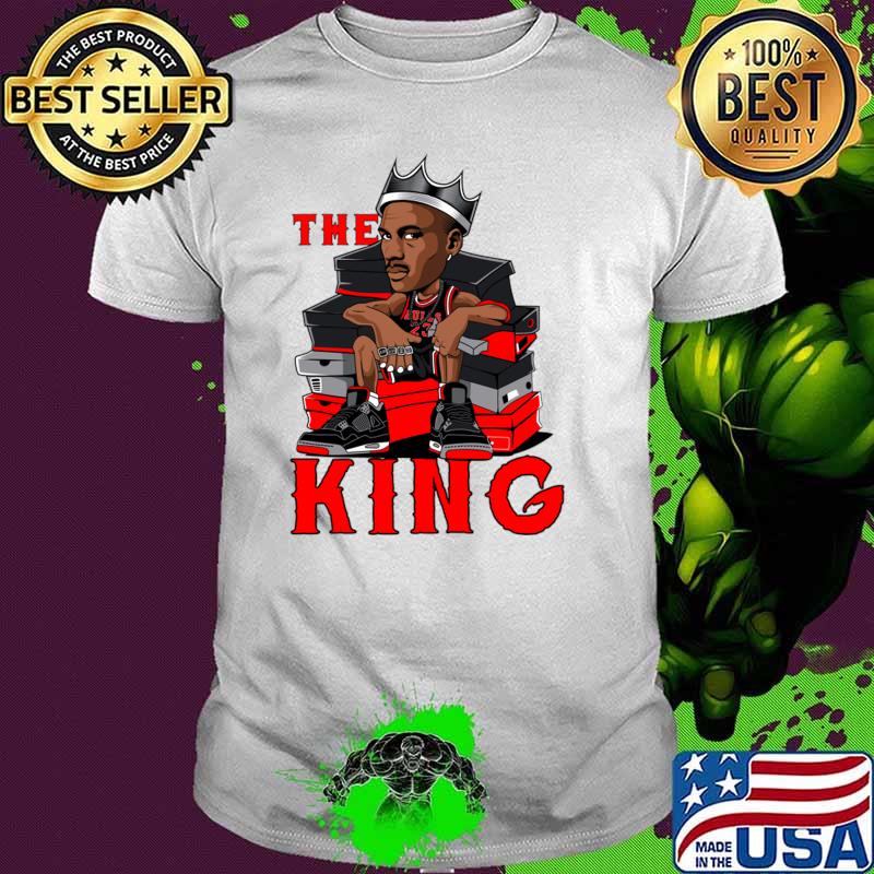 The King Michael Jordan 23 Basketball Jordan Shoes T-Shirt