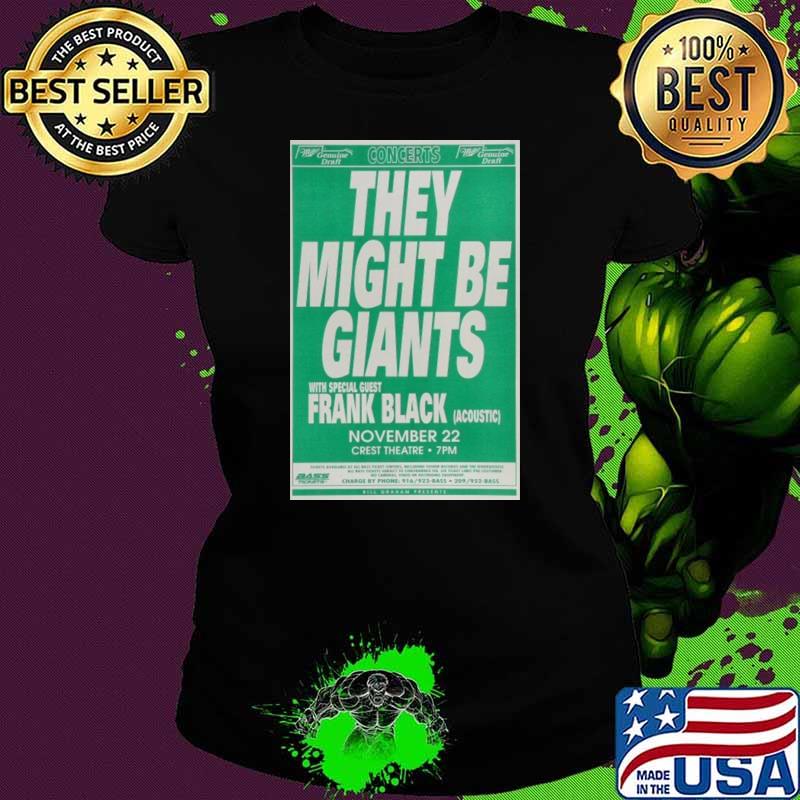 They Might be Giants with special huest frank black november T-Shirt