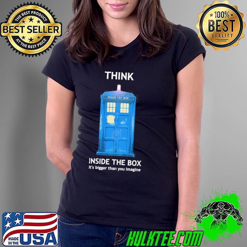 Think inside the box it's bigger than you imagine s Ladies Tee Think inside the box it's bigger than you imagine s Ladies Tee