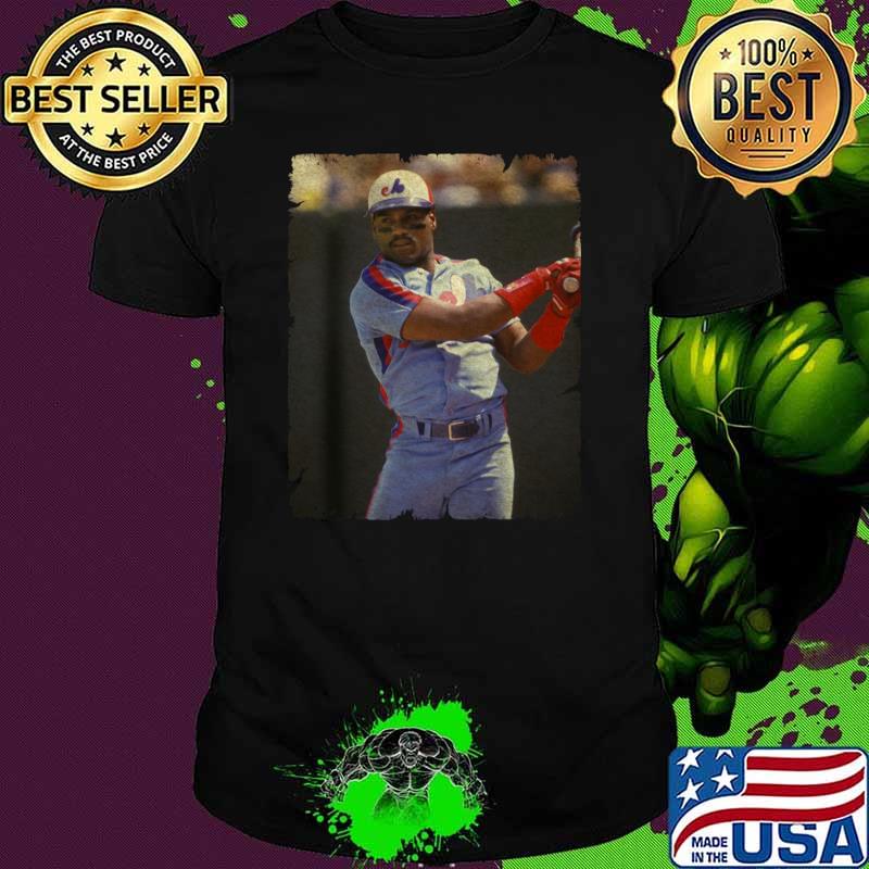 Tim Raines in Montreal Expos american baseball T-Shirt Unisex Tim Raines in Montreal Expos american baseball T-Shirt Unisex