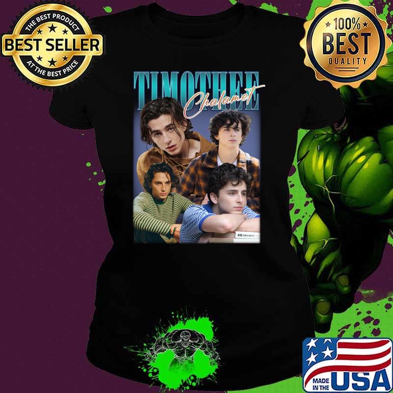 Timothee Chalamet Vintage Bootleg actor american various accolades T-Shirt