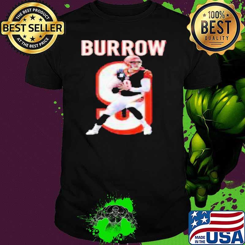 Top burrow number 9 football shirt