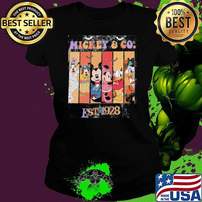Top retro Mickey And CO Est.1928 Disney Skeleton Vintage Disneyland Shirt