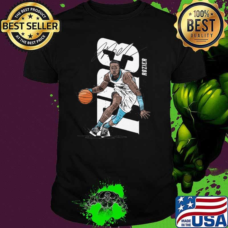 Top terry Rozier Charlotte Vertical Signature T-Shirt
