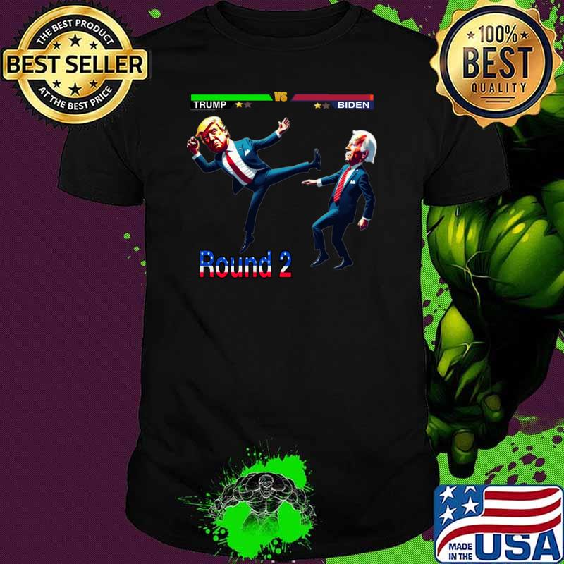 Top trump vs Biden round 2 President election game T-Shirt