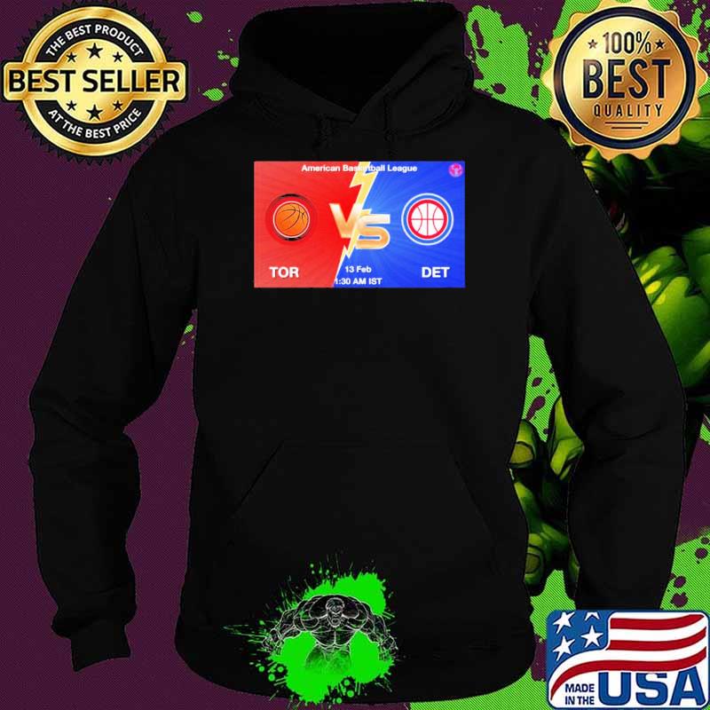 Toronto Raptors vs Detroit Pistons Logo s Hoodie Toronto Raptors vs Detroit Pistons Logo s Hoodie